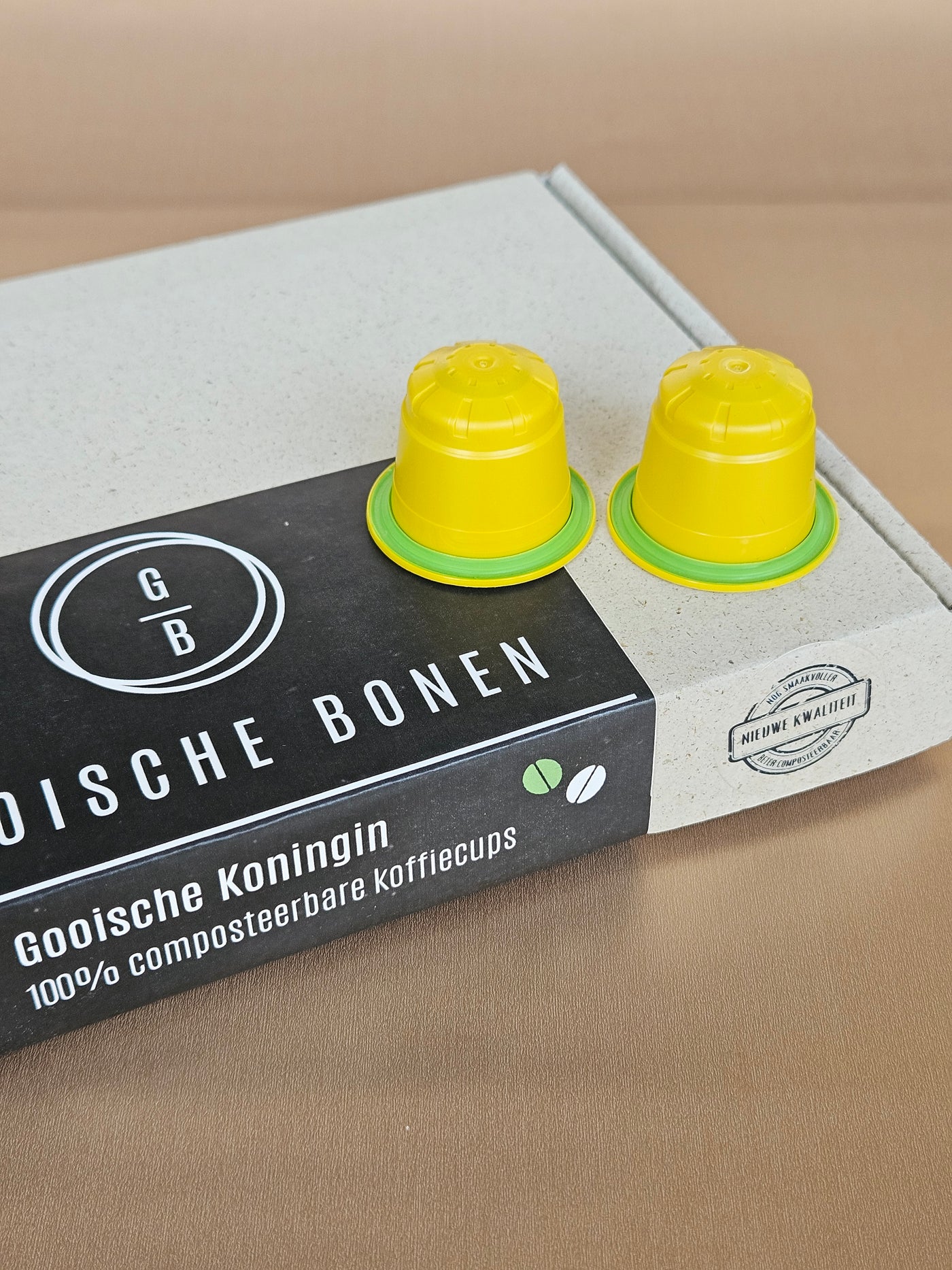 NIEUWE KWALITEIT | Gooische Koningin | 100% Biologisch afbreekbare koffiecups | Intensiteit 7/12