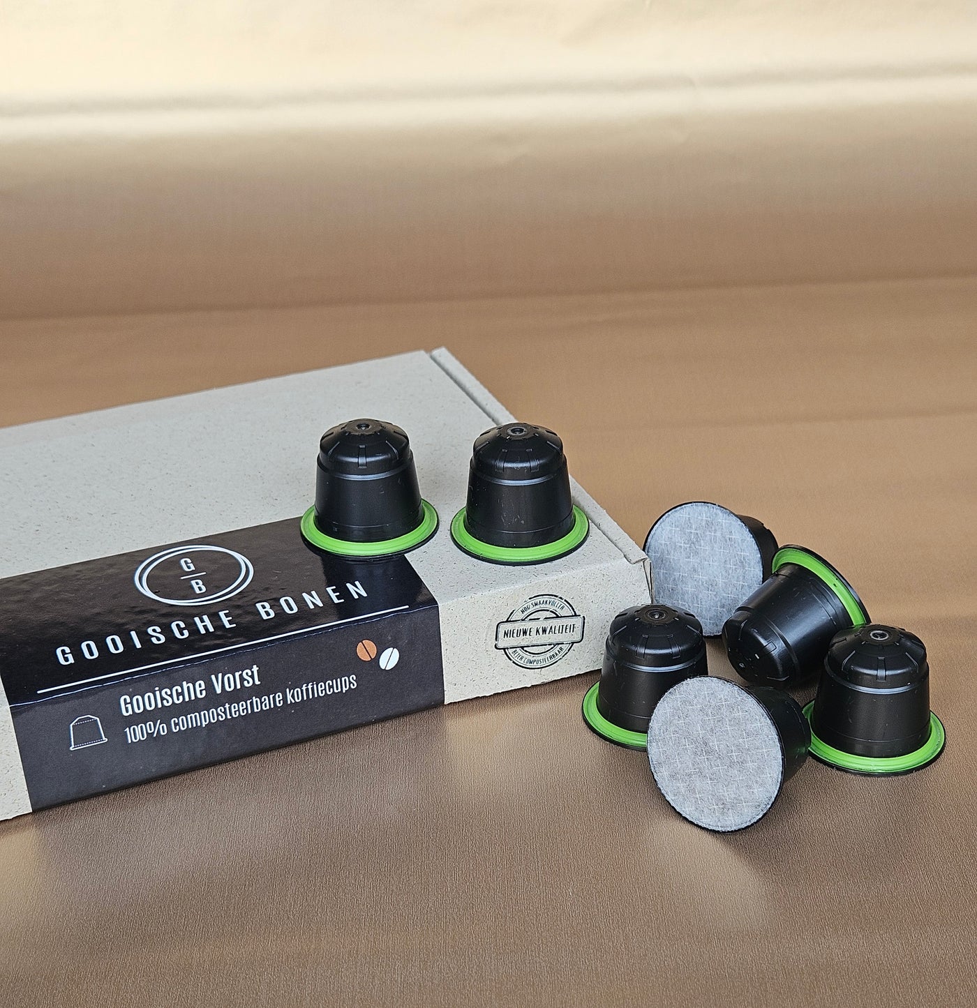 NIEUWE KWALITEIT │ Gooische Vorst | 100% Biologisch afbreekbare koffiecups | Intensiteit 10/12