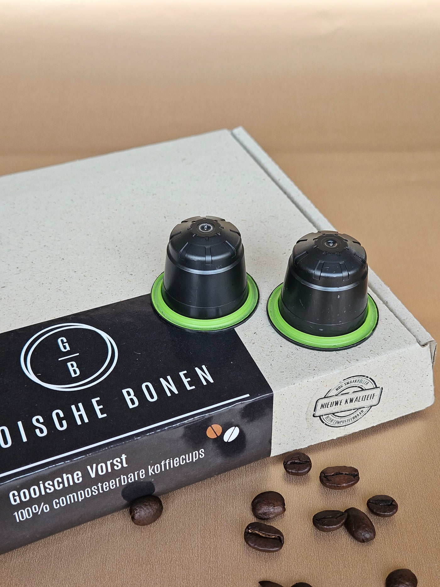 NIEUWE KWALITEIT │ Gooische Vorst | 100% Biologisch afbreekbare koffiecups | Intensiteit 10/12